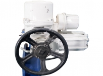 Electric regulating butterfly valve